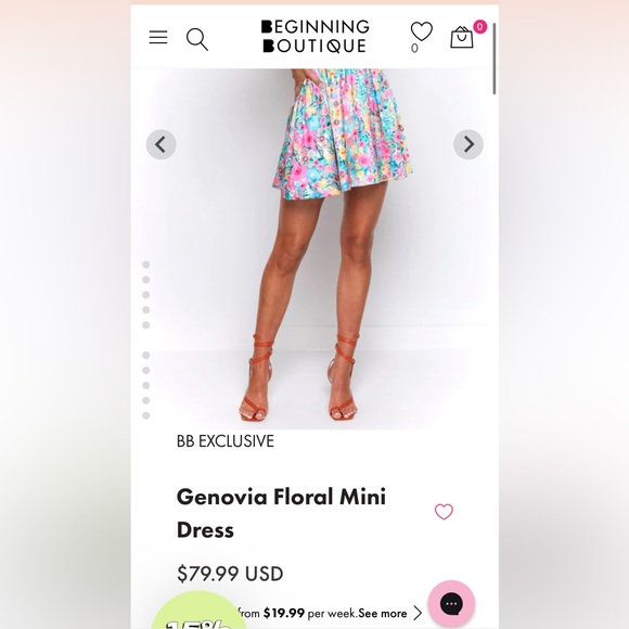 Genovia floral mini dress - Picture 9 of 11